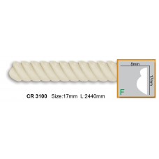 Декоративный молдинг из полиуретана CR 3100 (2.44м)*